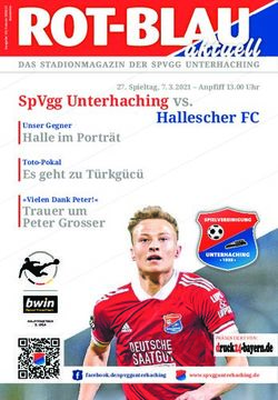 SPVGG UNTERHACHING VS. HALLESCHER FC - HALLE IM PORTR&Auml;T UNSER GEGNER