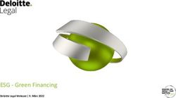 ESG - Green Financing - Deloitte Legal Webcast | 9. M&auml;rz 2022