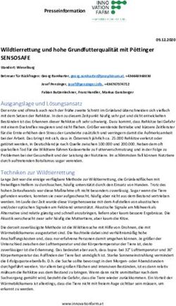 Wildtierrettung und hohe Grundfutterqualit&auml;t mit P&ouml;ttinger - SENSOSAFE