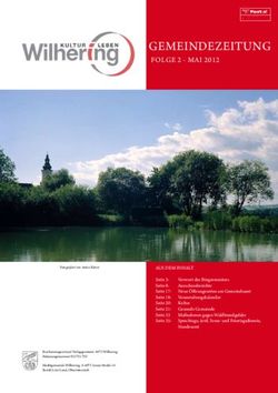 GEMEINDEZEITUNG FOLGE 2 - MAI 2012