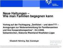 Neue Haltungen - Wie man Familien begegnen kann
