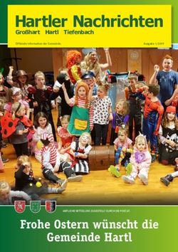 Hartler Nachrichten - Frohe Ostern w&uuml;nscht die Gemeinde Hartl - Gro&szlig;hart Hartl Tiefenbach