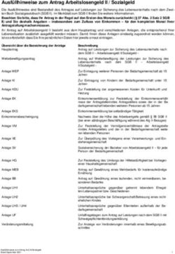 Ausf&uuml;llhinweise zum Antrag Arbeitslosengeld II / Sozialgeld