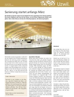 Sanierung startet anfangs M&auml;rz - Gemeinde Uzwil