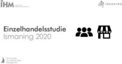 Ismaning 2020 Einzelhandelsstudie - Gemeinde Ismaning