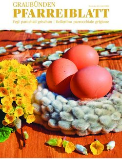 PFARREIBLATT GRAUB&Uuml;NDEN - Fegl parochial grischun | Bollettino parrocchiale grigione - Katholische Kirchgemeinde Domat/Ems ...