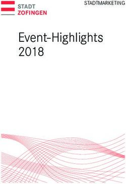 Event-Highlights 2018 - STADTMARKETING - Stadt Zofingen
