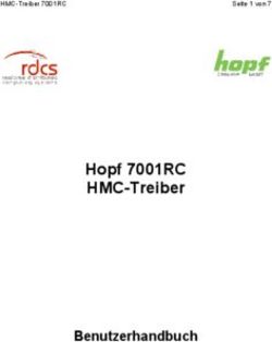 Hopf 7001RC HMC-Treiber - Benutzerhandbuch - HMC-Treiber 7001RC