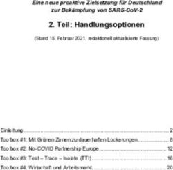 TEIL: HANDLUNGSOPTIONEN - ZUR BEK&Auml;MPFUNG VON SARS-COV-2 - NOCOVID-EUROPE.EU