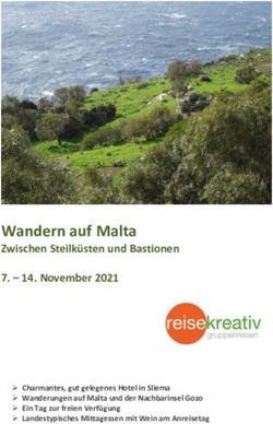 Wandern auf Malta Zwischen Steilk&uuml;sten und Bastionen 7 - 14. November 2021 - Reisekreativ