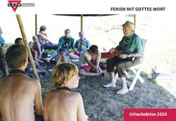 FERIEN MIT GOTTES WORT - Urlaubslotse 2020 - CVJM ...