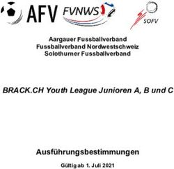 Ausf&uuml;hrungsbestimmungen - BRACK.CH Youth League Junioren A, B und C Aargauer Fussballverband
