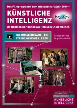 K&Uuml;NSTLICHE INTELLIGENZ - THE IMITATION GAME - EIN STRENG GEHEIMES LEBEN Das Film programm zum Wissenschaftsjahr 2019- K&uuml;nstliche ...
