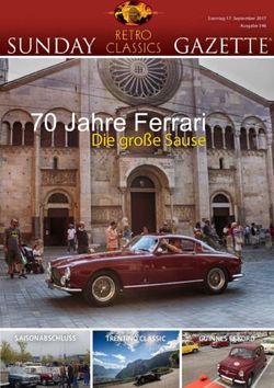 70 Jahre Ferrari Die große Sause - SAISONABSCHLUSS - Sunday Gazette
