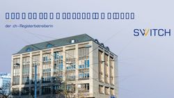 RECHENSCHAFTSBERICHT 2019 - der .ch-Registerbetreiberin