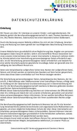 Einleitung - dr. med. thomas geerkens