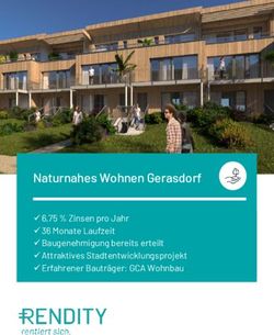 Naturnahes Wohnen Gerasdorf - 6,75 % Zinsen pro Jahr 36 Monate Laufzeit Baugenehmigung bereits erteilt Attraktives Stadtentwicklungsprojekt ...
