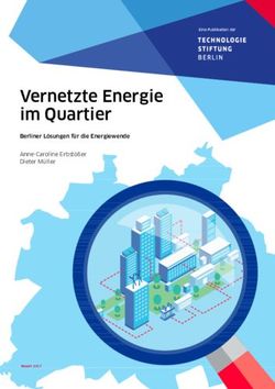Vernetzte Energie im Quartier - Berliner L&ouml;sungen f&uuml;r die Energiewende Anne-Caroline Erbst&ouml;&szlig;er Dieter M&uuml;ller - Technologiestiftung Berlin