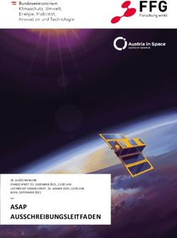 ASAP AUSSCHREIBUNGSLEITFADEN - FFG