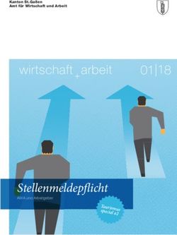 Stellenmeldepflicht - wirtschaft + arbeit 01|18 - Kanton St. Gallen