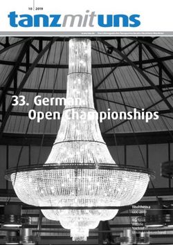 German Open Championships - Titelthema GOC 2019 - Deutscher ...