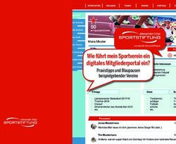 Wie f&uuml;hrt mein Sportverein ein digitales Mitgliederportal ein? - Praxistipps und Blaupausen beispielgebender Vereine