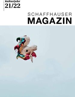 MAGAZIN 21/22 - Kulturjahr - Schaffhauser Magazin