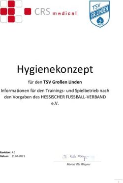 Hygienekonzept f&uuml;r den TSV Gro&szlig;en Linden Informationen f&uuml;r den Trainings- und Spielbetrieb nach den Vorgaben des HESSISCHER FUSSBALL-VERBAND e.V ...