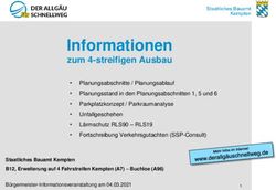 Informationen zum 4-streifigen Ausbau
