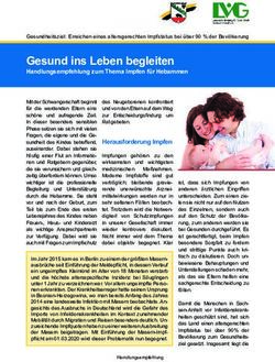 Gesund ins Leben begleiten - Handlungsempfehlung zum Thema Impfen f&uuml;r Hebammen