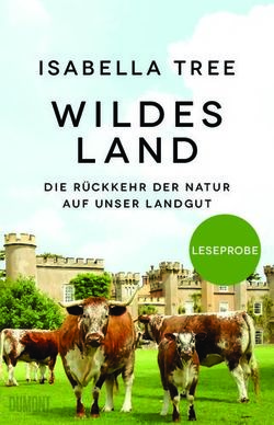 ISABELLA TREE DIE R&Uuml;CKKEHR DER NATUR AUF UNSER LANDGUT LESEPROBE - DUMONT BUCHVERLAG