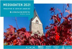 MEDIADATEN 2021 - Die Zeitungen