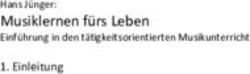 Musiklernen f&uuml;rs Leben - Hans J&uuml;nger: Das OK-Modell