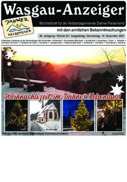 Wasgau-Anzeiger - VG Dahner Felsenland