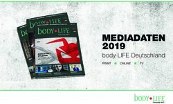 MEDIADATEN 2019 body LIFE Deutschland - Trainer