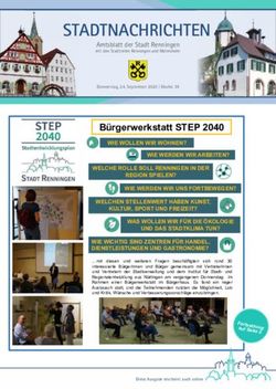 STADTNACHRICHTEN Amtsblatt der Stadt Renningen - mit den Stadtteilen Renningen und Malmsheim