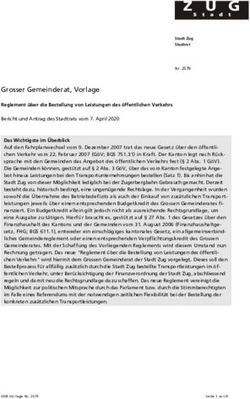 Grosser Gemeinderat, Vorlage - Reglement &uuml;ber die Bestellung von Leistungen des &ouml;ffentlichen Verkehrs Bericht und Antrag des Stadtrats vom 7 ...