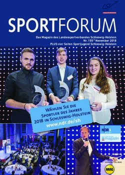 SPORTFORUM - Landessportverband Schleswig-Holstein