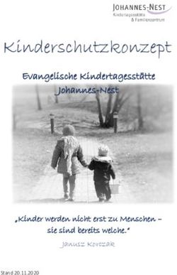 Kinderschutzkonzept Evangelische Kindertagesst&auml;tte Johannes-Nest - "Kinder werden nicht erst zu Menschen-Auferstehungs Kirchengemeinde ...