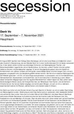 Danh Vo 17. September - 7. November 2021 Hauptraum