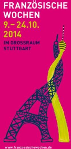 Franz&ouml;sIsche Wochen 9.- 24.10. 2014 - Im Grossraum stuttGart - www.franzoesischewochen.de