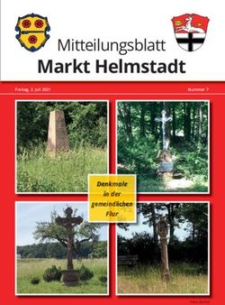 Markt Helmstadt Mitteilungsblatt - Markt Remlingen