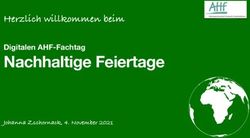 Nachhaltige Feiertage - Herzlich willkommen beim - Johanna Zschornack, 4. November 2021