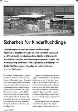 Sicherheit f&uuml;r Kinderfl&uuml;chtlinge