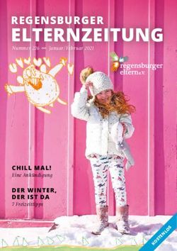 ELTERNZEITUNG REGENSBURGER - CHILL MAL!