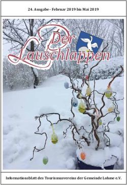 Der Lauschlappen 24. Ausgabe - Februar 2019 bis Mai 2019 - Informationsblatt des Tourismusvereins der Gemeinde Lohme e.V.