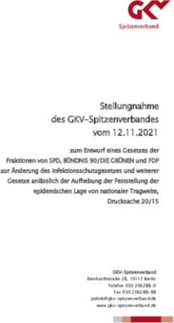 Stellungnahme des GKV-Spitzenverbandes vom 12.11.2021