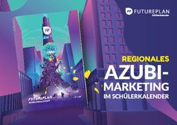 AZUBI-MARKETING IM SCHÜLERKALENDER - REGIONALES - Futureplan