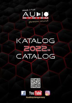 Katalog catalog 2022V1 - german sound - Audio System
