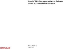 Oracle ZFS Storage Appliance, Release OS8.8.x - Sicherheitshandbuch